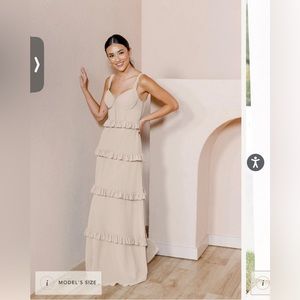 Revelry Sloane Chiffon Bridesmaids Dress